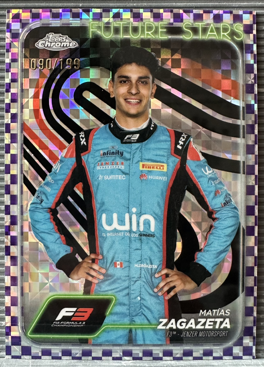 2024 F1 마티아스 자가제타 090/199 TOPPS CHROME 카드 탑스 크롬