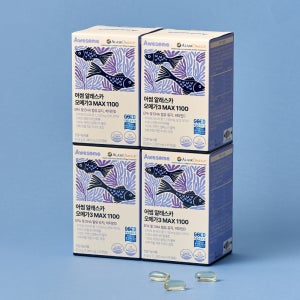 어썸 알래스카 오메가3 MAX 1100 4박스