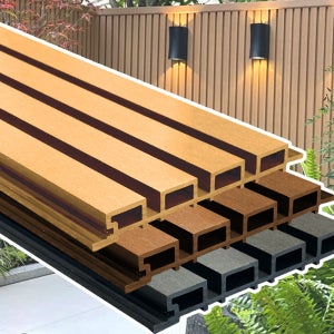 합성목재 테라스 가림막 담장 울타리 가리개 휀스 27Tx219x2900