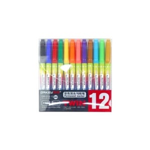 (KO) 얇은 트윈마카 12색 세트 우드마카 유성 마카펜