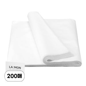 라몽 일회용 방수시트 화이트 대용량 위생 베개커버 베드커버 왁싱 피부샵 50x70cm
