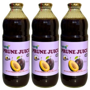 천보바이오 내추럴 푸룬주스 100 초 대용량 3,000ml 변비주스 1Lx3병