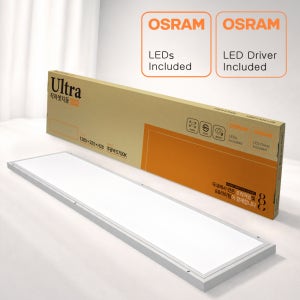 국산 오스람 LED 엣지등 평판등 사무실조명 방 거실 전등 면조명 1285x325