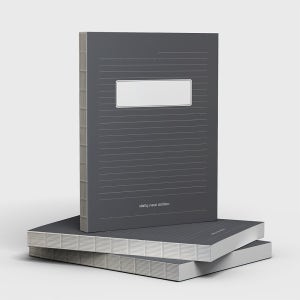 [dna 누드 양장 제본 줄노트] A5 224p 완전 두꺼운 수학 필사 노트 2분할 일기장