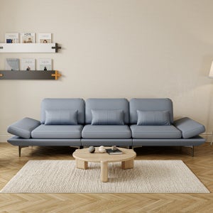 [엘비디엘][NEW]리트 4인 스윙 리프트 기능 가죽 소파