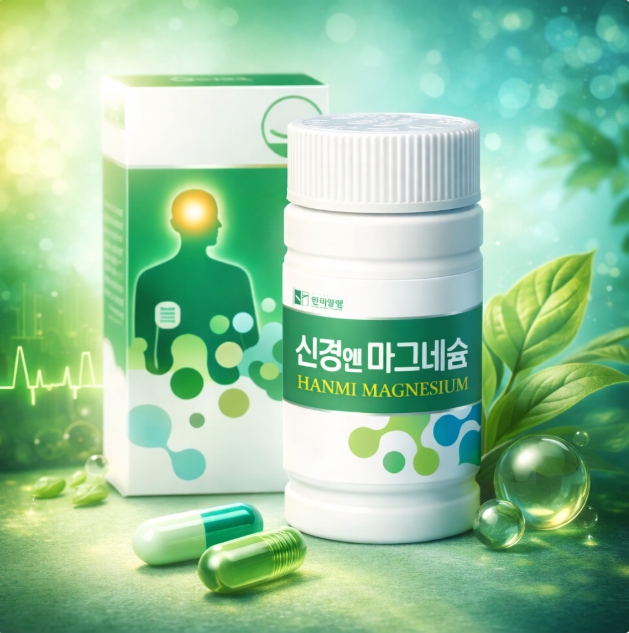 <b>근육경련</b> 눈떨림증상 얼굴근육떨림 신경앤마그네슘 90정