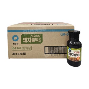대상 청정원 돼지불백양념 280g 1박스(20개)