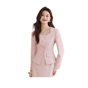 스퀘어넥 투피스세트 셋업수트 오피스룩 하객룩 정장스커트