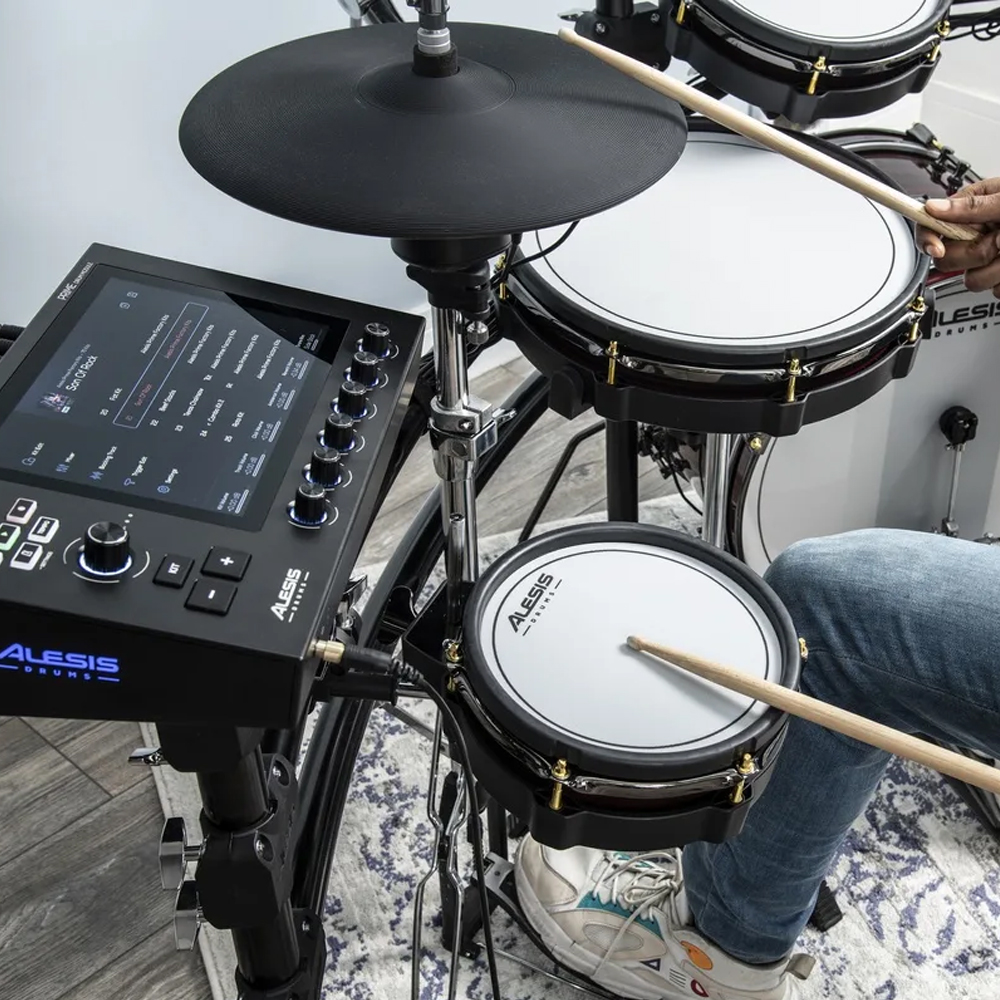알레시스 전자드럼 최고급 프리미엄 STRATA PRIME 10-Piece 터치스크린