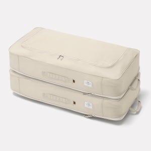 이불 압축 파우치 와이드 2개 침대 하부장 수납 틈새수납