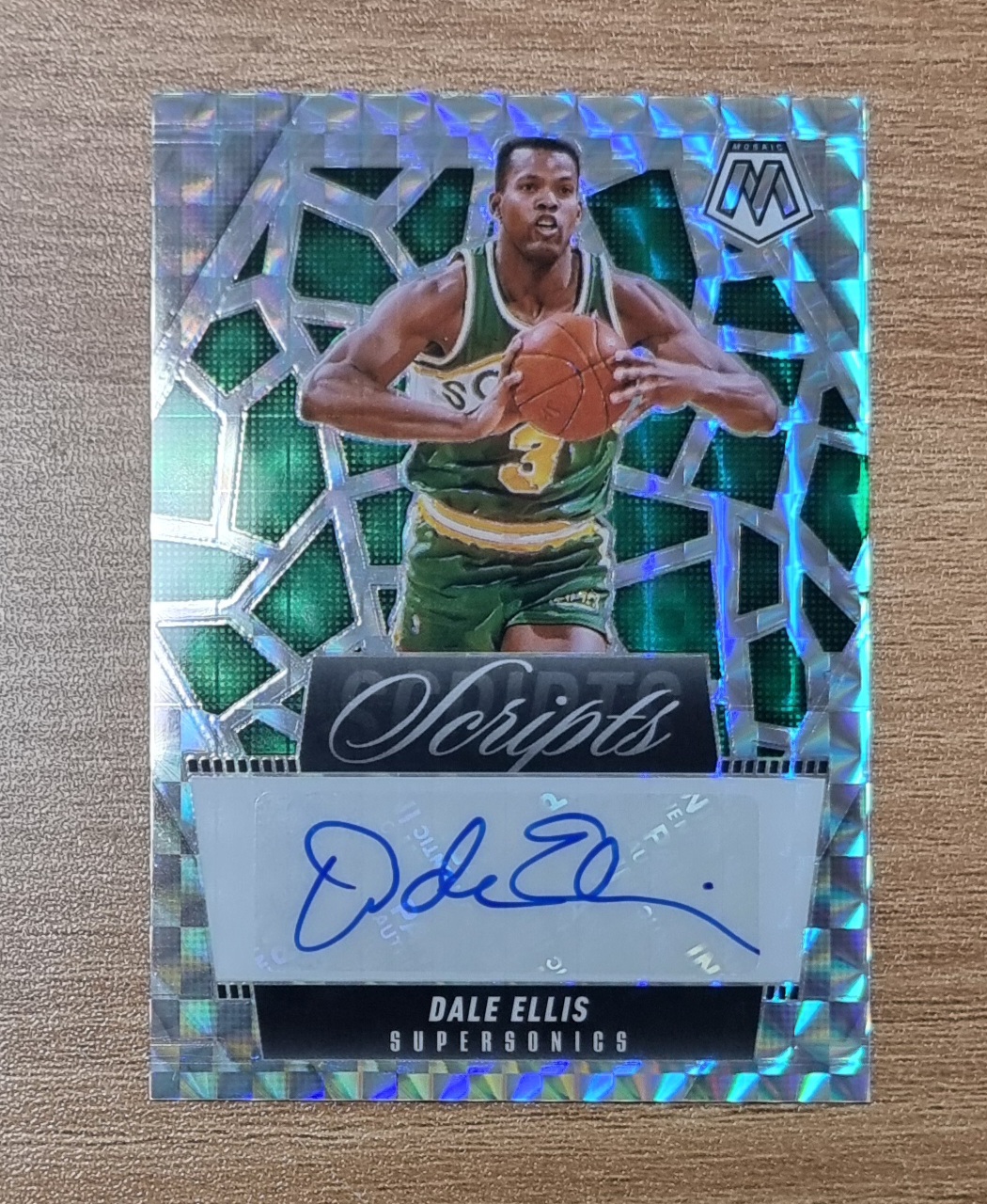 데일 엘리스 오토 친필사인카드 2024-25 Mosaic Scripts Silver Dale Ellis Auto MS-DAL NBA카드