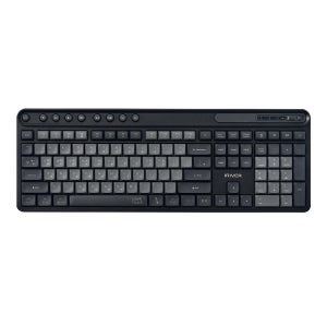 아이리버 MWK601 키보드 항균 저소음 멀티페어링 사무용 무선키보드 블랙, 멤브레인