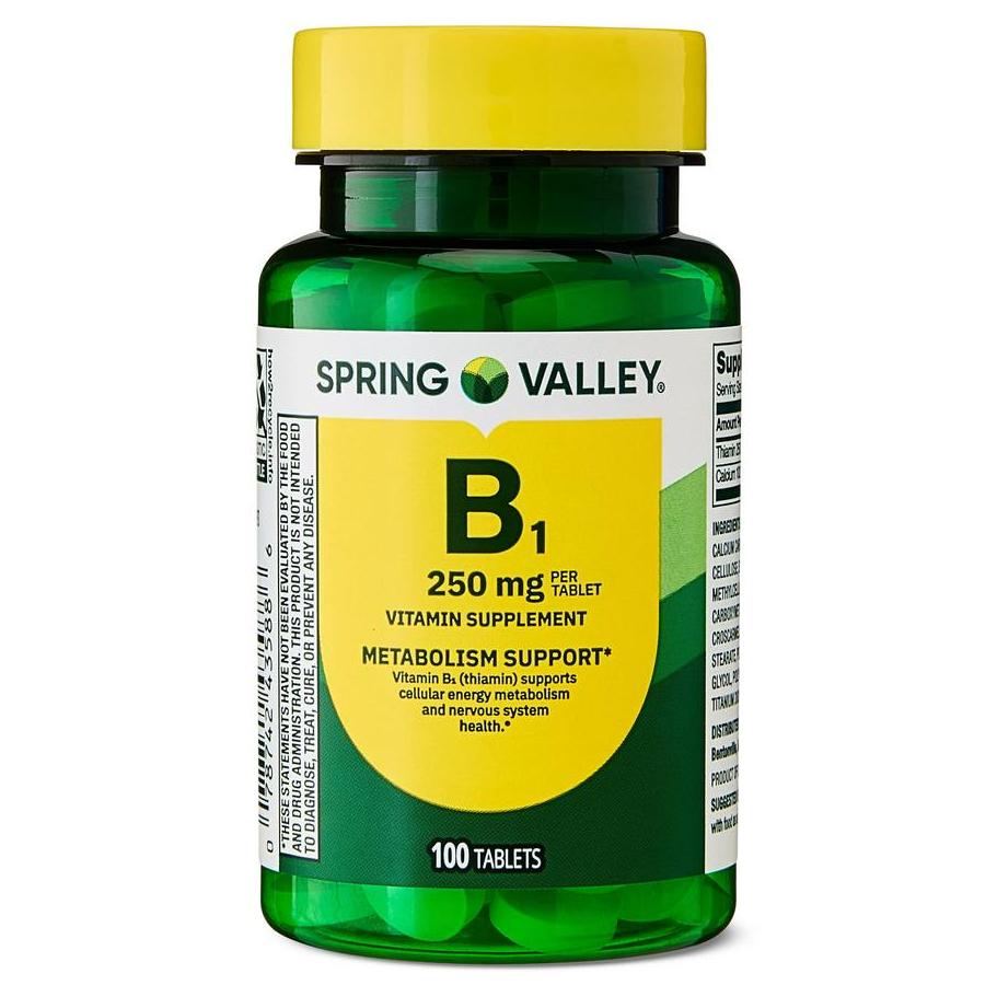 <b>스프링밸리 비타민 B1</b> 100정