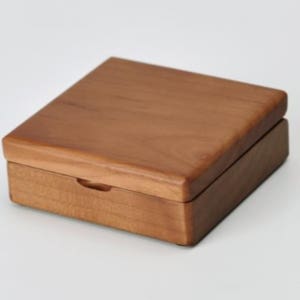 매표 원목 인주함 사무용 오리 나무 인주함 매표인주통 케이스