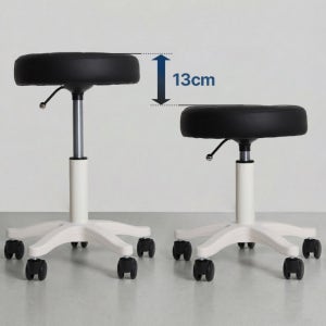 카운터의자 원형스툴 이동식 보조 바퀴달린 네일 진찰 업소용 1인