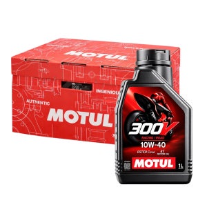 모튤 엔진오일 12통 1박스 300V 10W40 100% 합성유 레이싱 오토바이