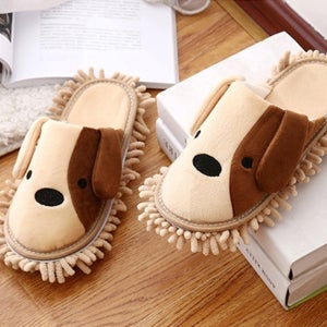 바닥 청소포 실내화 발 걸레 청소 슬리퍼