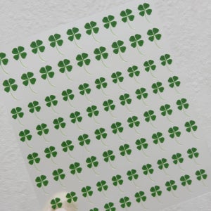 네잎클로버 네일스티커