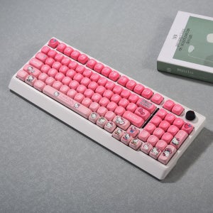 산리오 헬로키티 키캡 기계식 커스텀 키보드 포인트키캡 데스크테리어 키티 꾸미기 장식