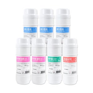 25년하반기 쿠쿠정수기필터 CP-F601SW 8인치높이 18,5cm 1년세트(리셀)3+2+1+1