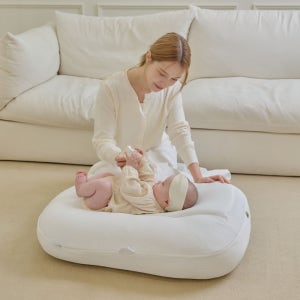 이몽 초냉감 듀라론 역류방지쿠션 허리 탄탄 브리즈폼 9도 각도 아기 신생아 역방쿠 세트
