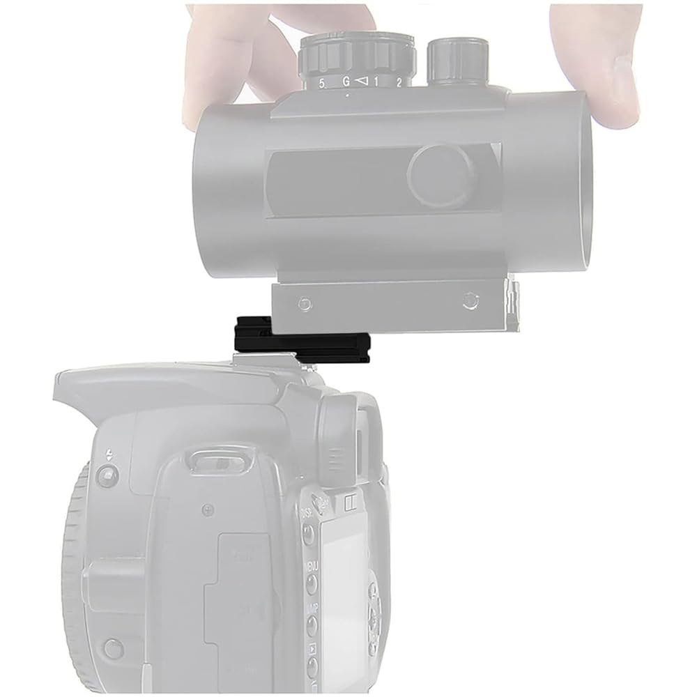 DSLR カメラ用フラッシュ シュヨンアストロマニアプレート - DSLR カメラ1X40RDリフレックスレッドグリーンドットサイトマウント