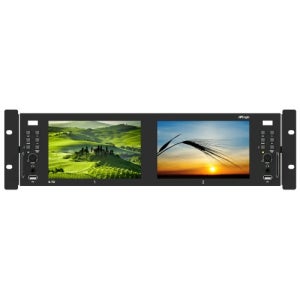 [TVlogic] 티비로직 R-7D 7인치X2 FULL HD LCD 랙 모니터 12G-SDI