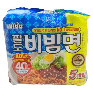 팔도 비빔면 봉지라면 130g 5개입 8팩 멀티팩