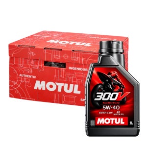 모튤 엔진오일 12통 1박스 300V 5W40 100% 합성유 레이싱 오토바이