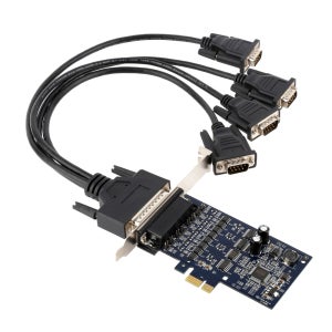 NEXTU 산업용 4포트 RS232 422 485 PCIE 시리얼 확장 카드 SUNIX IPC-E3204S-B