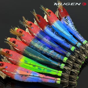 무겐 무한 삼봉에기 UV 심해 갑오징어 한치 케이무라 야광 에기