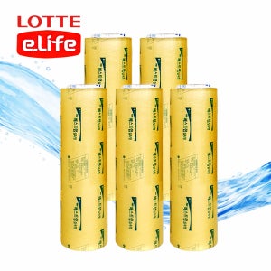 롯데 이라이프 실속형 업소용랩 베스트랩 40cm x 500m, 5개