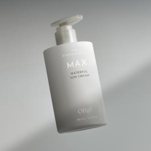 오브제 맥스 워터풀 선크림 300ml 1개 남성용 대용량 올인원 진정 자외선 차단제