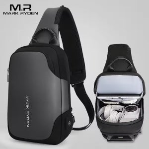 남성크로스백 베스트 남자슬링백 외출용 여행용 방수재질 마크라이든 MR7056 굿데이트렌드몰
