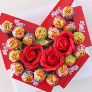 플라워 간식 선물 빼빼로 사탕 초콜릿 디저트 세트