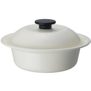 일본 노다호로 코코나베 법랑 인덕션 양수 냄비 화이트 19cm