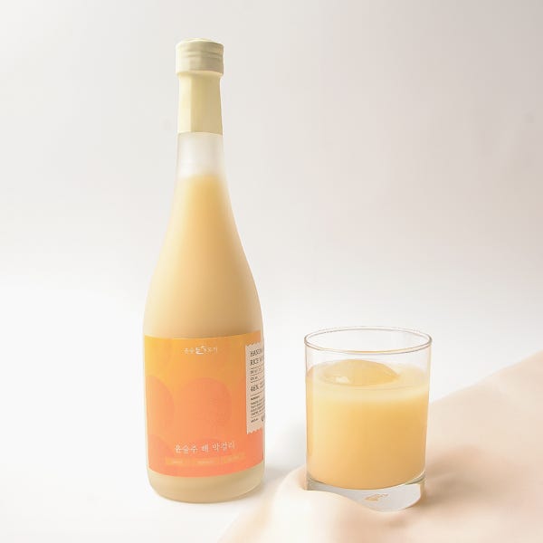 윤슬주 해 막걸리 12도 500ml (애플망고막걸리)