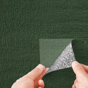 쿠셔니 붙이는벽지 실크 단열 스티커 결로방지 셀프도배 폭 50cm 10m, 딥그린