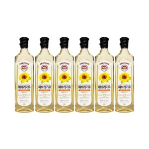 사조해표 해바라기유 900mL x 6개