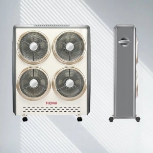 대형 4구 하이라이트 이동 식 형 바퀴 무소음 무연 저전력 온풍 전기 난로 히터 난방기