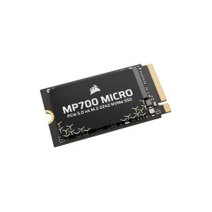 Corsair MP700 Micro 4TB PCIe 5.0 NVMe M.2 2242 SSD 최대 읽기 9400MB/s 쓰기 8100MB/s 노트북 및 미니 PC용 Gen5 속도 블