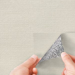 쿠셔니 붙이는 실크벽지 70cm 40m, 격자_샌드베이지