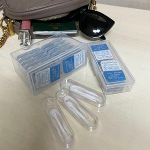 토마토에그 렌즈통 휴대용 원데이 렌즈케이스 흡착봉 세트