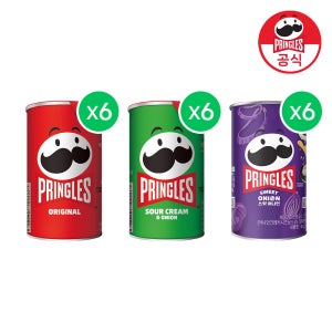 프링글스 미니 오리지날 53g 외 3종 6+6+6 골라담기