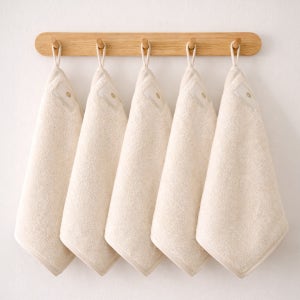 뱀부 고리수건 세트 어린이집 유치원 핸드타올