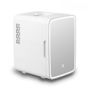 LED 거울 10L 저소음 냉온장고 거울 장착 미니 소형 가정용 차랑용 화장품 냉장고