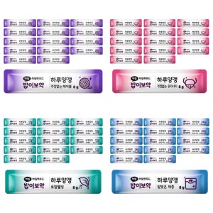하림펫푸드 밥이보약 CAT 하루양갱 4종 버라이어티팩 60개입