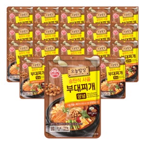 오뚜기 오늘밥상 송탄식사골부대찌개양념 110g 20개