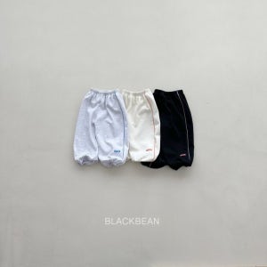 S-XL 키즈 봄 삥줄 조거팬츠 고쟁이 바지 유아 여아 남아 아기 아기바지 등원룩 블랙빈