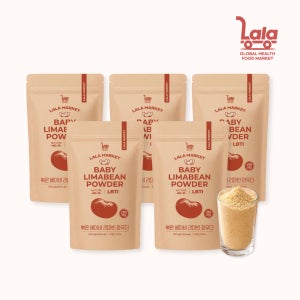 라라마켓 볶은 페루산 베이비 리마빈 리마콩 볶음 파우더 300g, 5개